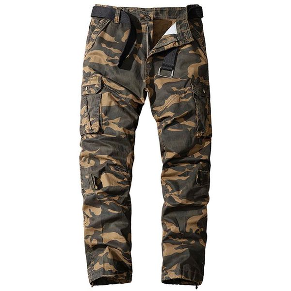 

new tactical pants men's camouflage cargo pants men combat army train casual cotton pockets paintball outdoors army trousers, Black