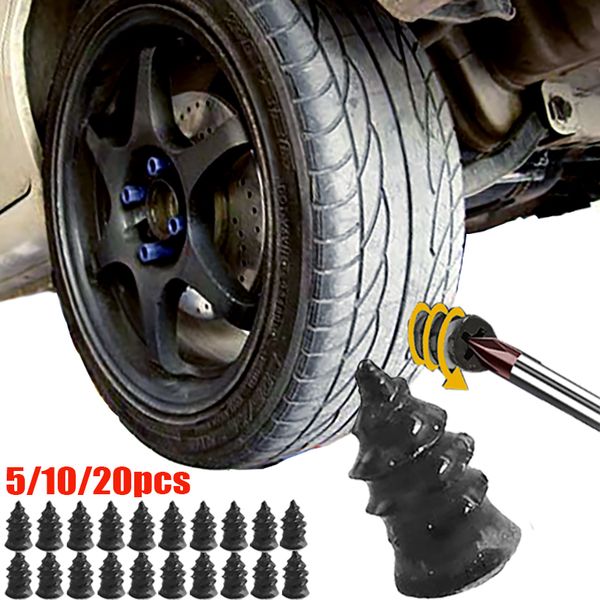 

car vacuum tire repair nails kit for motorcycle car scooter tyre puncture repair tubeless rubber nail glue tire filler