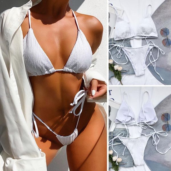 

women's swimming suit swimsuit 2020 swimwear bathing suits bikini bottom high set with women waisted ruffle z4y6, White;black