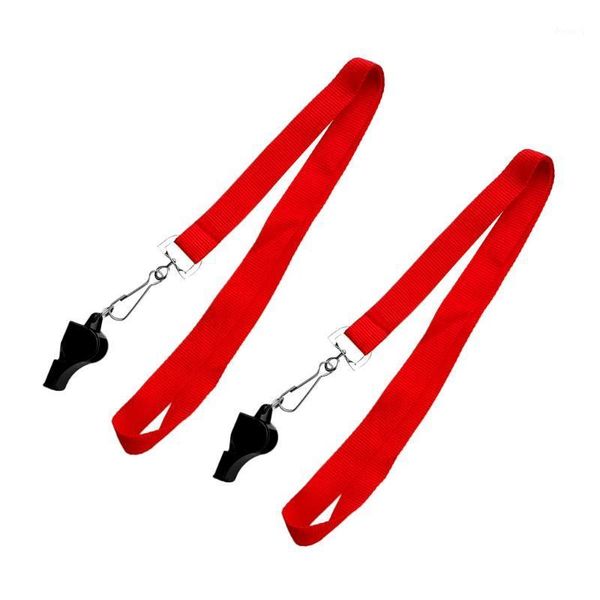 

pool & accessories pack of 2 plastic scuba snorkeling safety emergency survival whistle lifeguard signaling with lanyard 23 inch1