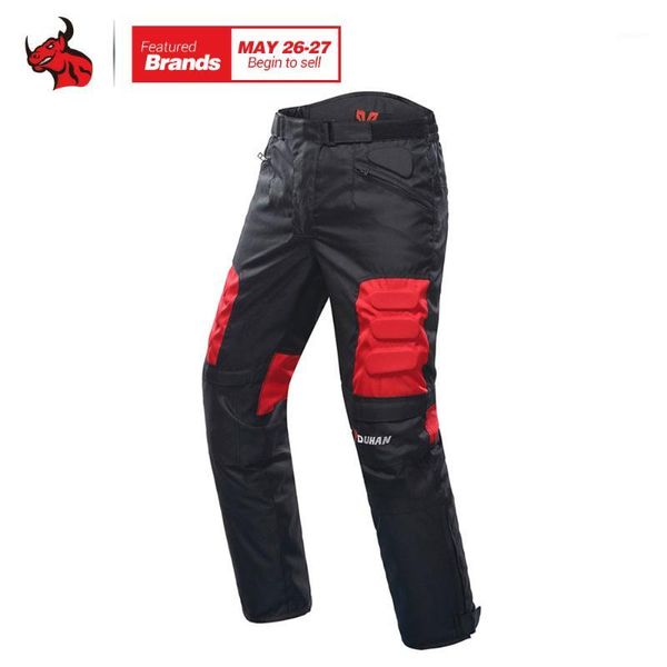 

motorcycle apparel duhan pants motocross off-road trousers racing pantalon windproof riding knee protective guards1