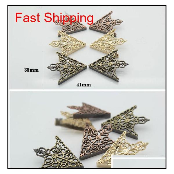 

a pair of hollowed - out collar button, vintage collar corner clip ladies collar pin jewelry acc qylkzf new_dhbest, Silver