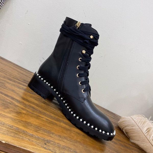 

leather sw boots for men and women shoes plus size soft delicat boot sw, Black