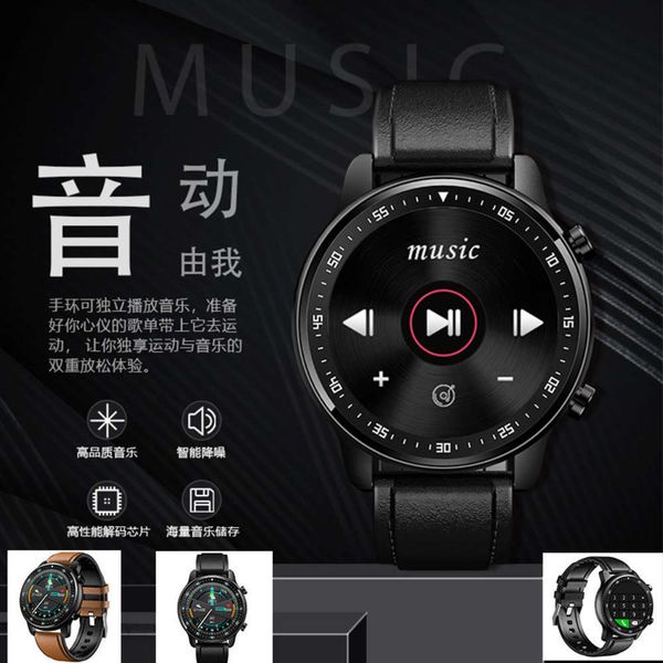 

new mt1 bracelet bluetooth talk independent music play sports smart watch waterproof step me