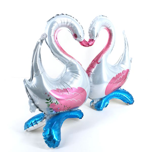 

or szie three large swan or shape nylon birthday valentine balloon for dimensional balloon wedding decoration iverh