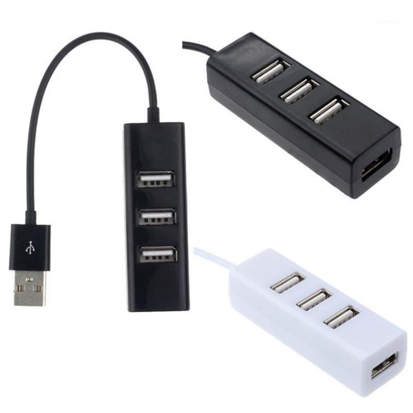 

d3 usb port mini usb 2.0 hi-speed 4-port splitter hub adapter for pc computer great for lap with hard to reach ports1