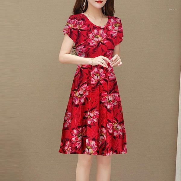 

women fashion summer dress lady elegant o-neck short sleeve retro printing dress beach bohemian vestidos de verano1, White;black