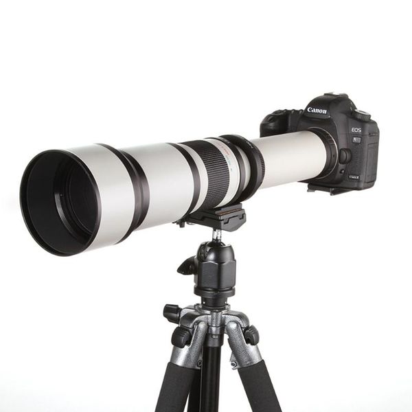 

other cctv cameras 650-1300mm f8.0-16 super telepo manual zoom lens + t2 adapter for canon 1200d 760d 750d 700d 650d 600d 70d 60d 5dii 7d ds