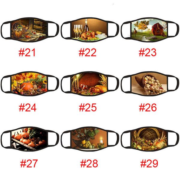 

riding unisexthanksgiving reusable face out door sport masks cotton designer mask s