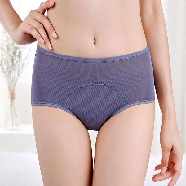 

menstrual panties women pants leak proof incontinence underwear period proof briefs high waist female1, Black;pink