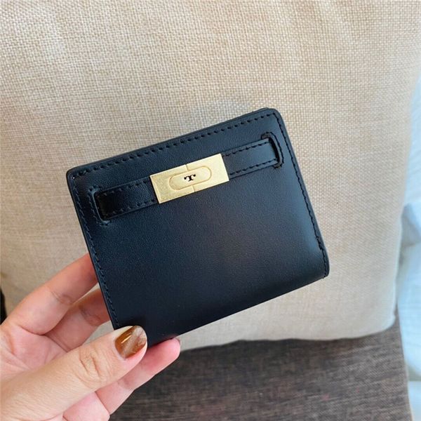 

designer branded 2020 new tb leather with 20% discount of cowhide on the layer 73584 simple change bag multi card short wallet