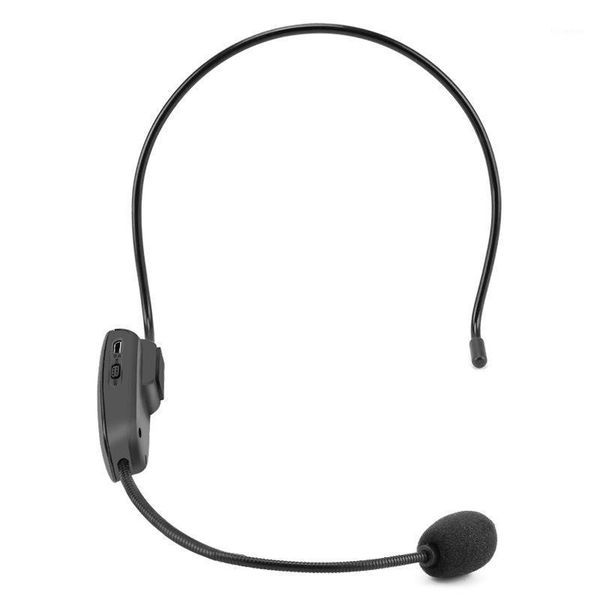 

portable fm wireless microphone headset head-mounted megaphone radio mic for loudspeaker for teaching tour guide meeting lecture1