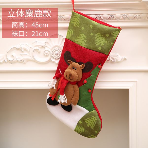 

factory040pdecorations bag stocking christmas new santa socks gift claus pendant