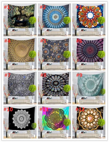 

51 design mandala tapestry wall hanging mural yoga mats beach towel picnic blanket sofa cover party backdrop wedding home decoration