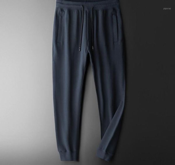 

sports leisure thick stretch straight loose men's formal pants casual pants1, Black