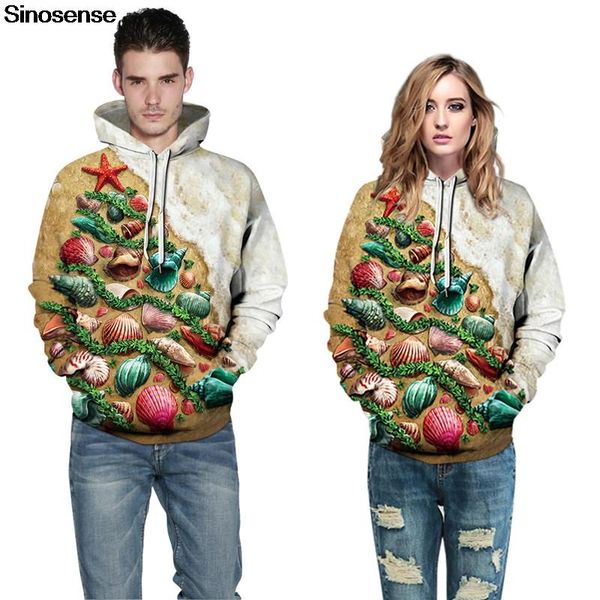 

eur size 3xl men women christmas hoodie sweatshirt 3d funny autumn winter ugly christmas sweater pullover holiday xmas jumper, White;black