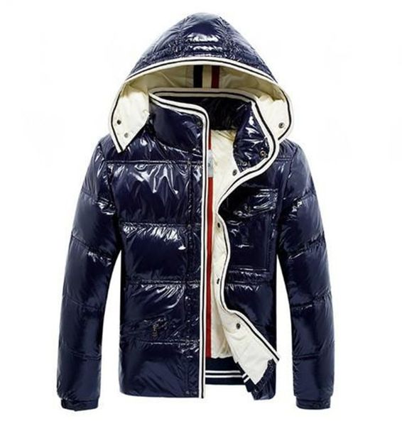 

2020 brands warm ski winter jacket men's designer coat embroidery s for men anorak padded parkas thick down, Black