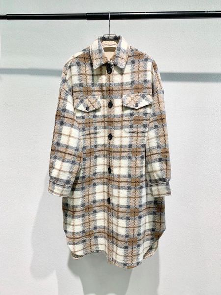 

2020 winner new female plaid long outerwear coat women coat gdnz 9.161, Black