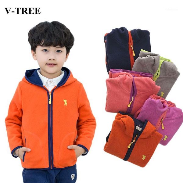 

winter children outerwear fleece jacket for girls thicken boys coats kids hoodies windbreaker teen parka 2-14y toddler clothing1, Blue;gray