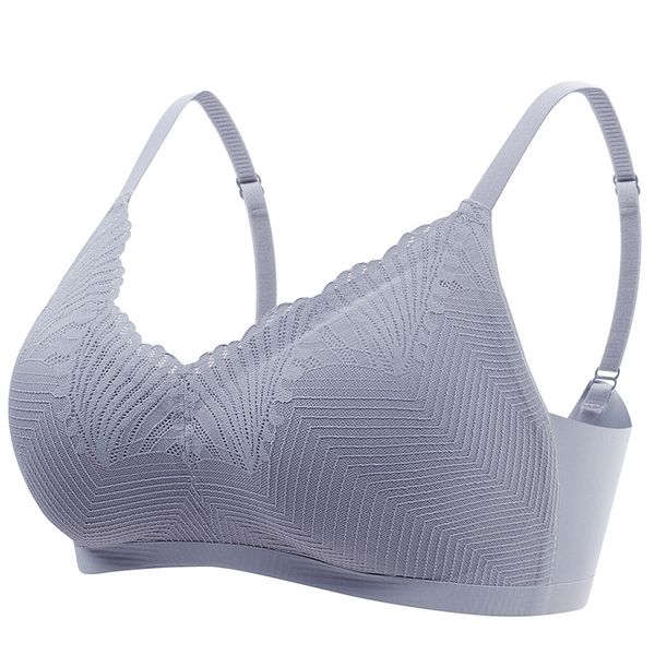 

underwear wireless seamless latex comfortable spaghetti strap bra french bralette lace lingerie women gather adjustable sleep bra, Black;white