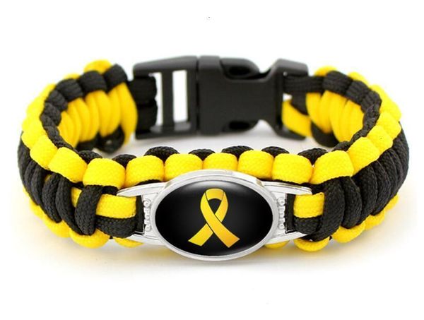 

fashion2u12fighter wholesale cancer 200pcs/lot breast 7 styles pink hope ribbon awareness paracord bracelets blue yellow