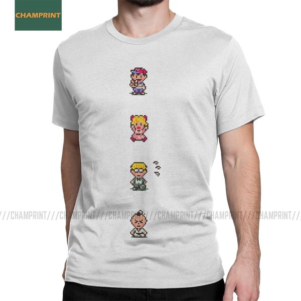 

party of four earthbound mother rpg ness lucas giygas video game tees short sleeve pure new arrival hooded sweatshirt hoodie men t shirt