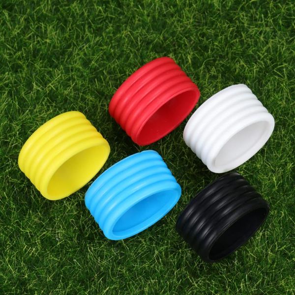 

5pcs racket grip bands tennis ring overgrip racket grip bat handle for, Yellow;black