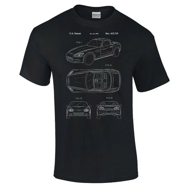 

hon s2000 patent car lover gift auto racing sports car club racer fashion design shipping summer cool tees sport sweatshirt hoodie t shirt