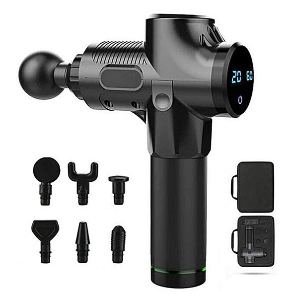 

body massager 4 head lcd massage gun electric gun massage muscle relaxation body mg45010