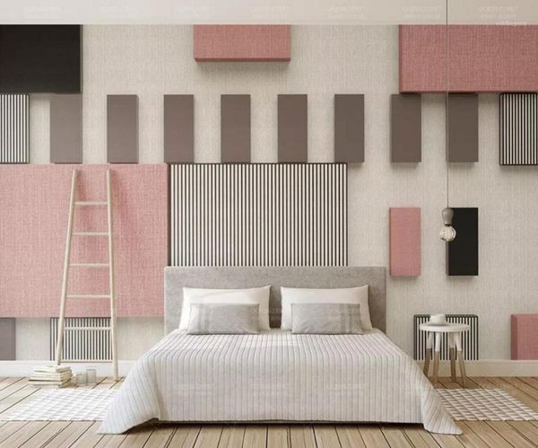 

wallpapers [self-adhesive] 3d striped pattern 175965 wall paper mural print decal murals1