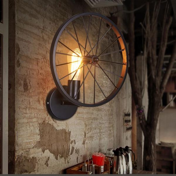 

loft wall lamp glass ball bedside aisle wall lights for home