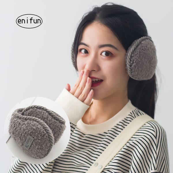 

складная теплый назад износ шерсть плюшевой earmuff студентки осени зима, обертка уха крышка для мужчин и женщин
