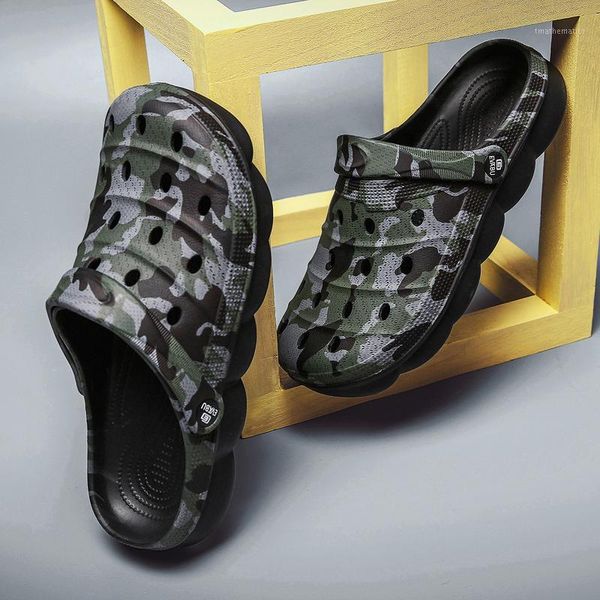 

new summer fashion sneakers men shoes outdoor slippers fashion beach sandals jelly breathable flip flops hollow casual footwear1, Black