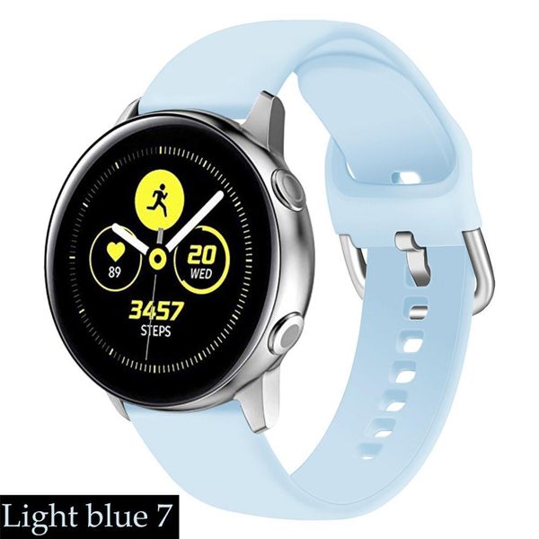 

20mm/22mm band for samsung galaxy watch 3 45mm/46mm/42mm/active 2/gear s3 frontier/s2 silicone bracelet huawei gt-2-2e-pro strap wmteyd, Black;brown