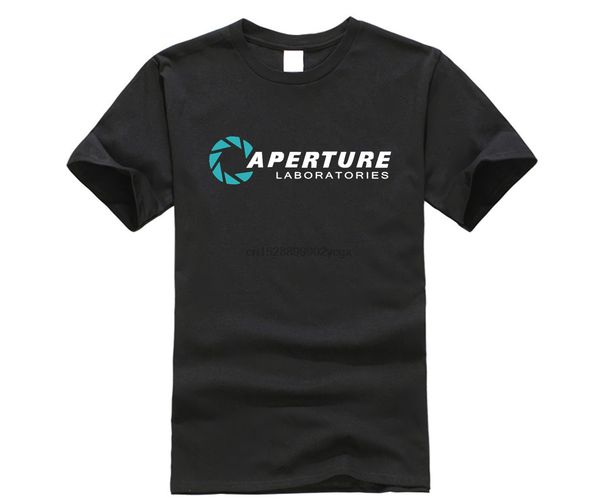 

portal 2 aperture laboratories logo men t shirt video game fan clothing shirt short sleeve t shirt s 5xl sport hooded sweatshirt hoodie