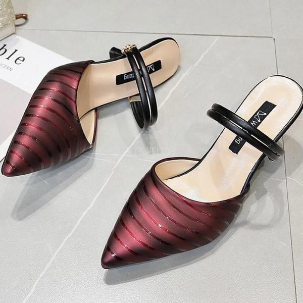 

slippers ladies outside 2021 high-quality comfortable band elegant women shoes zapatillas mujer casa sapatos femininos, Black