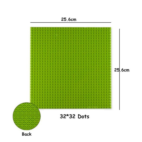 

10 color classic base plates plastic bricks baseplates suitable dimensions building blocks construction toys 32*32 dots wmtvwt xhlove