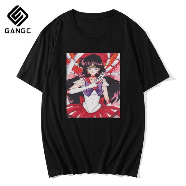 

sailor moon usagi harajuku kawaii cute women cute cat anime fashion ullzang 90s graphic vintage tees sport sweatshirt hoodie t shirt