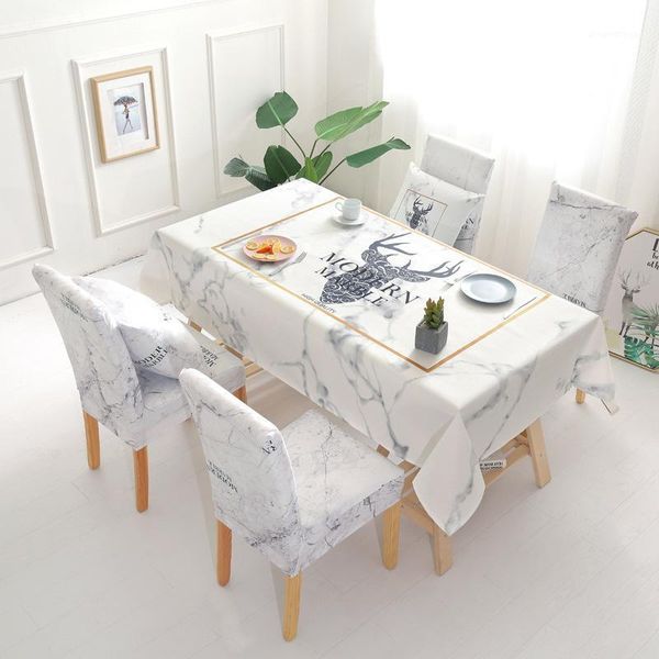 

christmas deer waterproof tablecloth wholesale table cloth wedding party home l decoration table chair covers set1