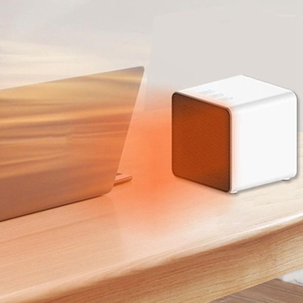 

white 400w/800w timer portable electric heater home office deskmini heater fan radiator winter insulation machine eu1