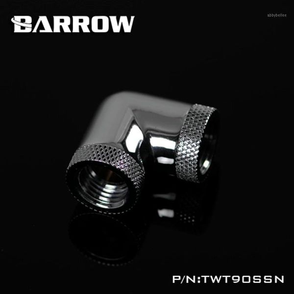 

fans & coolings barrow g1/4'' thread 90 degree two rotary fitting adapter rotating degrees water cooling adaptors twt90ssn black s