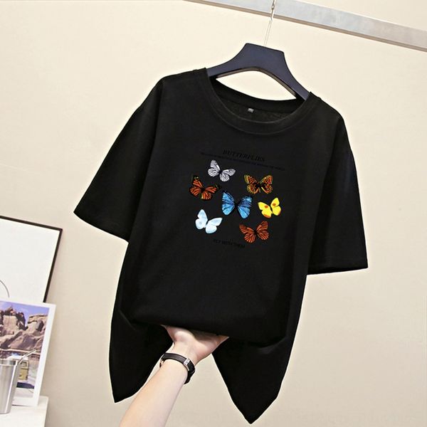 

2020 new japanese and korean women's loose cotton short sleeve women show thin t-shirt t-shirt spring and summer self-cultivation stude, White