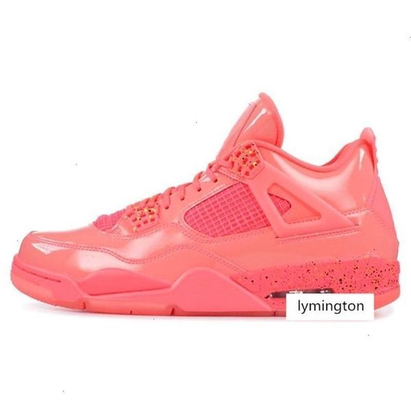 

iv bred 4s jumpman what 4 the cactus jack laser wings mens basketball shoes denim blue eminem pale citron men sports sneakers, Black