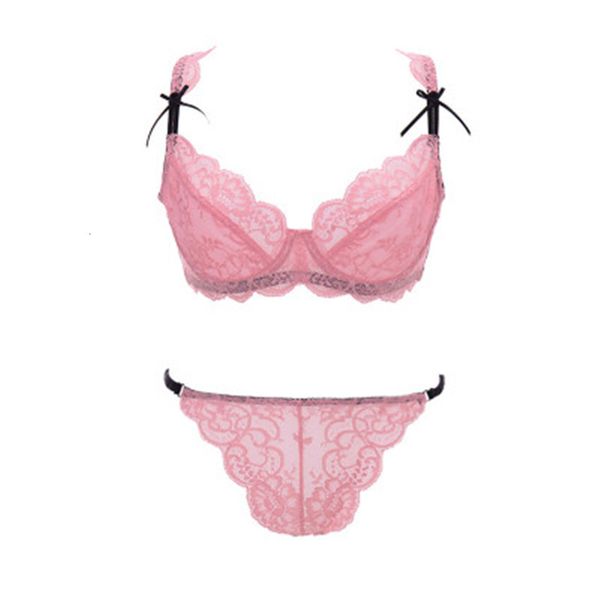 

2021 new 20nova super fine breath bow comfortable underwear of european and american women underpantsset bra fsg7, Red;black