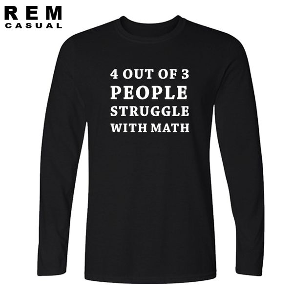 

funny 4 of 3 people struggle with math funny t shirt teacher college mens long sleeve t-shirt sport hooded sweatshirt hoodie
