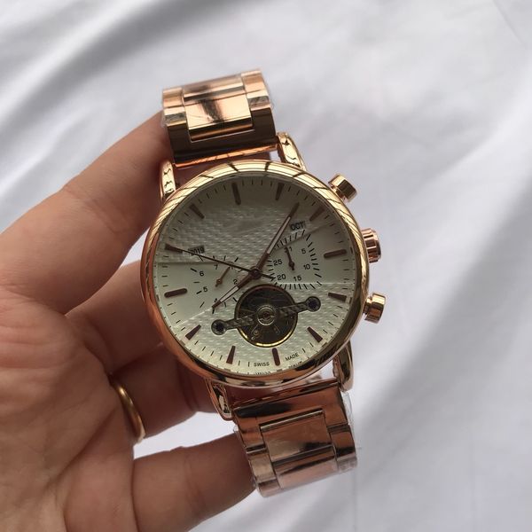 

pp luxurious patek brand designer vintage mechanical watches mens automatic wristwatch luxury sapphire multifunction timepiece waterproof sw, Silver