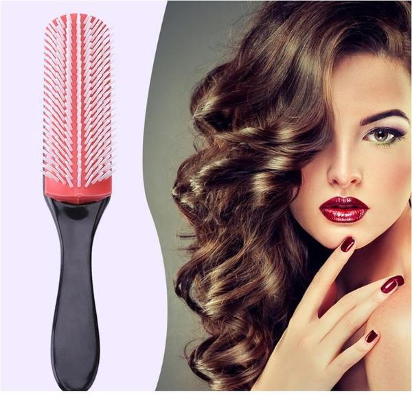 

9 rows anti-static hair brush scalp massager men women comb hair styling tool salon hairdressing combs prof bbyedi, Silver
