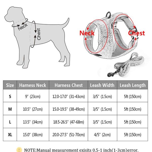 

soft pet dog harness and leash set nylon breathable dog harness vest lead leash for small medium large dogs french bull jllaxr