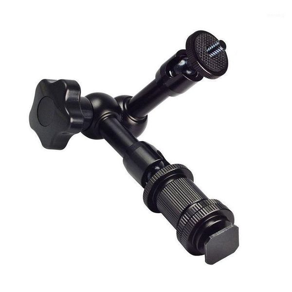 

7" ic Arm Articulating Friction Arm with Hot Shoe Mounts 1/4" Screw for DSLR Camera Rig, LCD Monitor, DV Monitor, LED Lights,1