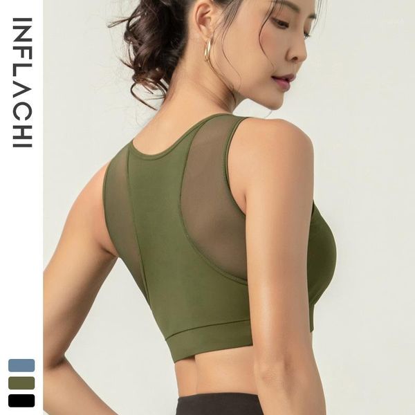 

gym clothing 2021 women's push up sports bra workout seamless racerback yoga fitness running beauty back vest underwear1, White;black